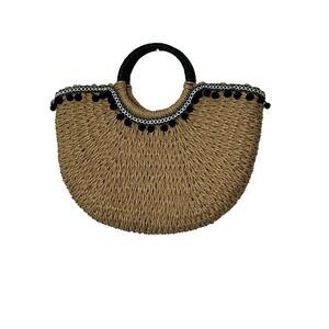 Savanna Beach‎ Handbag Handmade Beach Vacation Resort Natural Large NWOT